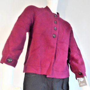 ORWELL SELECTED STYLE 100% CASHMERE   KNIT JACKET  NWT